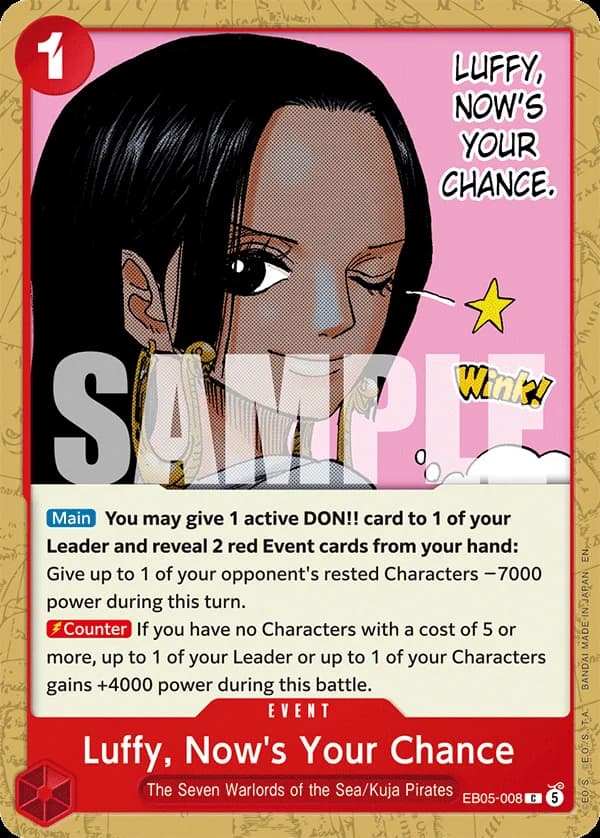 Luffy, Now's Your Chance
