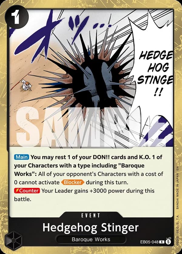 Hedgehog Stinger