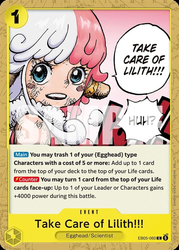 Take Care of Lilith!!!